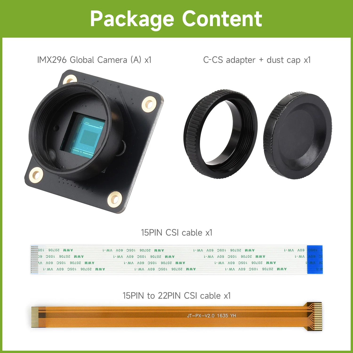 وحدة كاميرا Waveshare IMX296 ذ - مراجعة Raspberry Pi Global Shutter Camera Imx296 وسعره